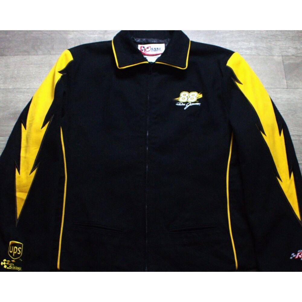 Vintage Dale Jarrett #88 UPS Racing Jacket Chase Authentics Womens XL NASCAR
